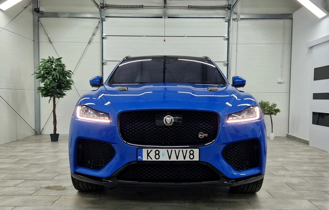 Jaguar F-Pace cena 325000 przebieg: 60400, rok produkcji 2020 z Kraków małe 562